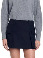 Short Skirt with Pockets