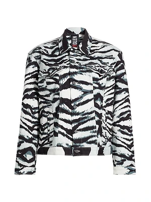 Snow Tiger Denim Jacket