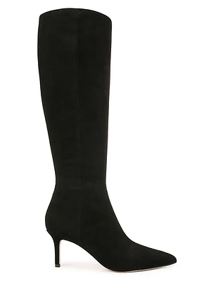 Lisa 70MM Tall-Shaft Wide-Calf Suede Boots