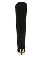 Lisa 70MM Tall-Shaft Wide-Calf Suede Boots