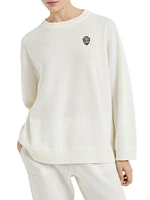 Cashmere Honeycomb Stitch Sweater