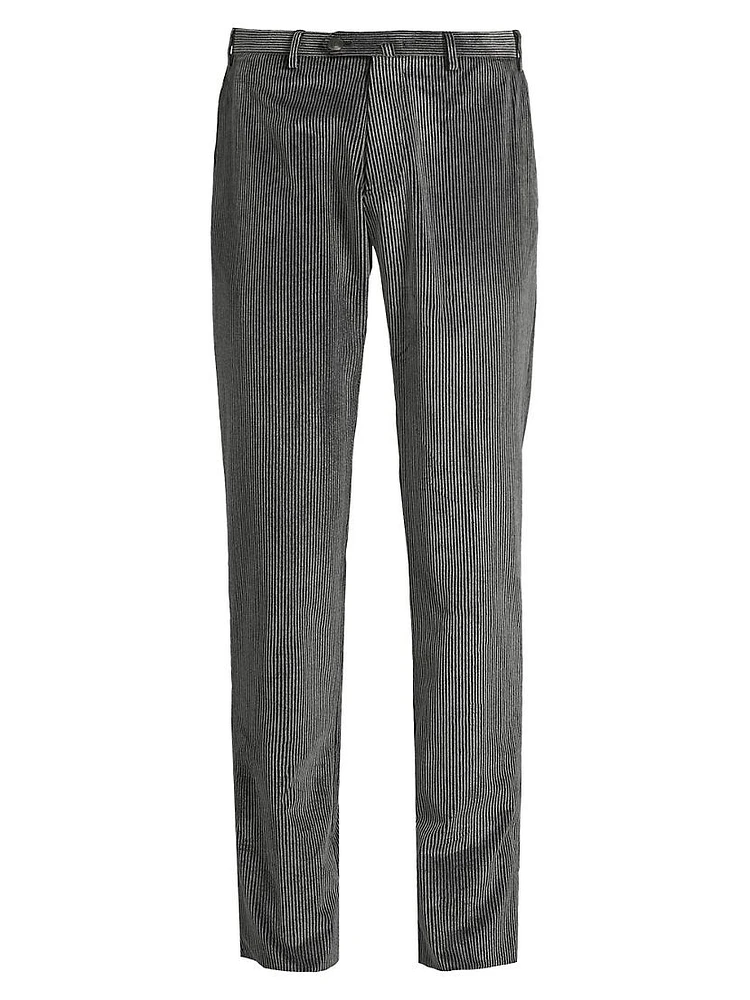 Straight-Fit Corduroy Pants