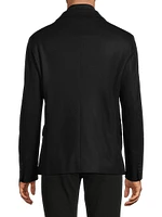 Stretch Wool Zip Insert Jacket