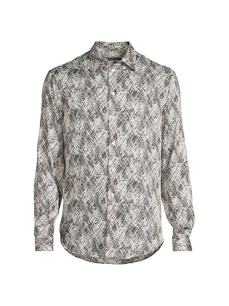 Abstract Printed Sportshirt