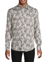 Abstract Printed Sportshirt