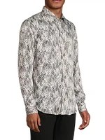 Abstract Printed Sportshirt