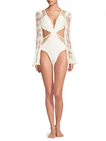 Jersey Sands Knit One-Piece Swimsuit