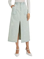 Perlette Denim Skirt