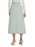 Perlette Denim Skirt