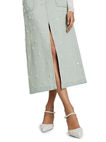 Perlette Denim Skirt