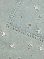 Perlette Denim Skirt