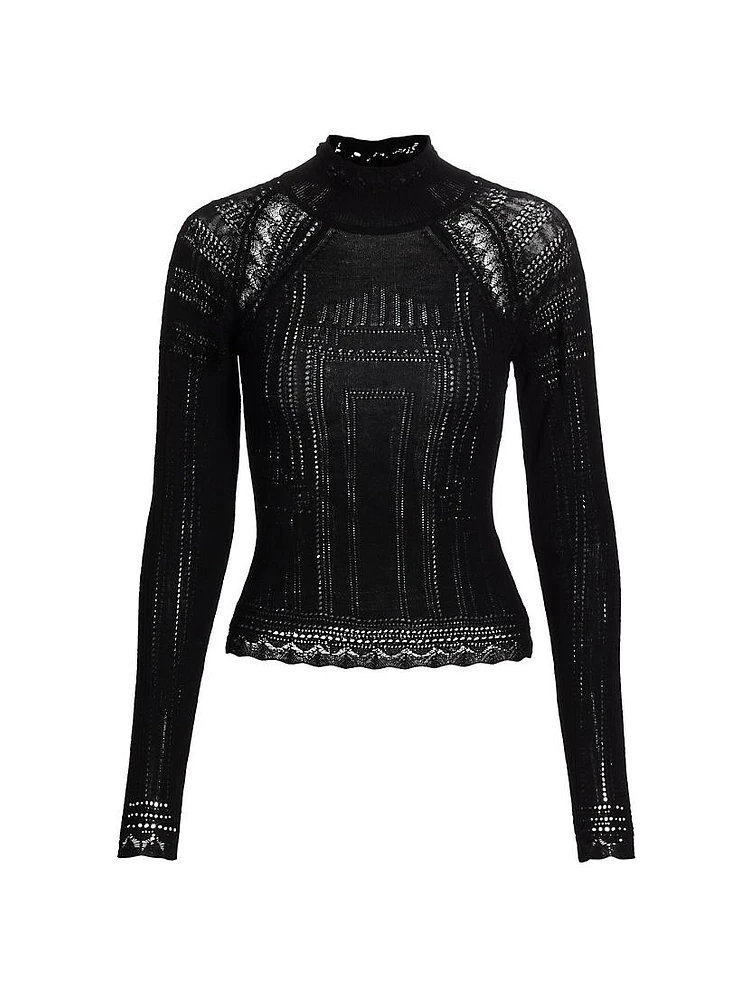 Paxton Merino Wool Turtleneck Sweater