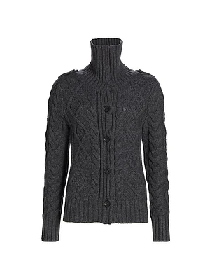 Allegra Wool & Cashmere Cardigan