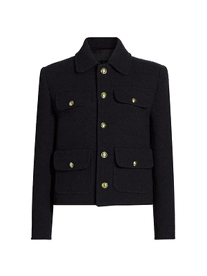 Paola Cotton-Blend Jacket