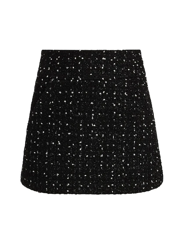 Donald Tweed Mini Skirt