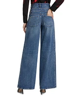 High-Rise Double Waistband Cool Jeans