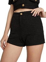 Ken Tweed High-Rise Shorts