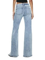 Winslow Mid-Rise Slim-Fit Slit Jeans