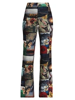 Livi Photograph Print Trousers