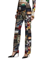 Livi Photograph Print Trousers