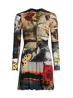 Delora Photograph Print Minidress