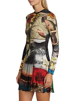 Delora Photograph Print Minidress