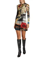 Delora Photograph Print Minidress