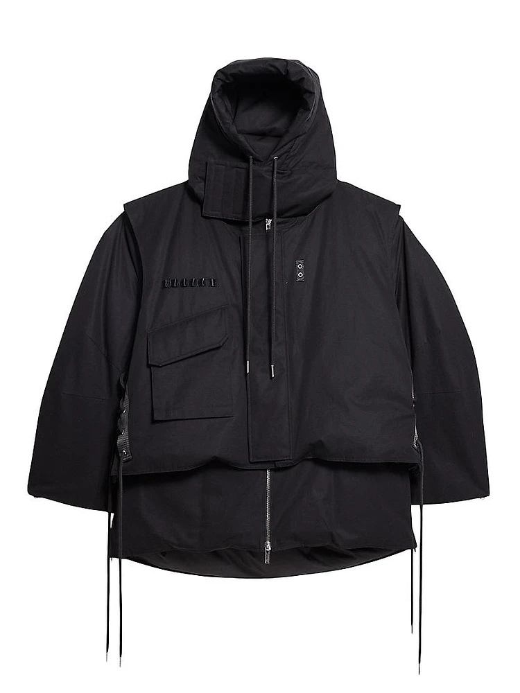 Arctic Double-Layer Puffer Coat