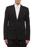 Ponte Zip Classic Blazer