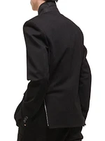 Ponte Zip Classic Blazer