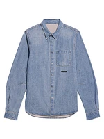 Curved CL Denim Shirt