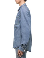 Curved CL Denim Shirt