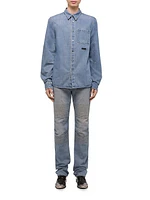 Curved CL Denim Shirt