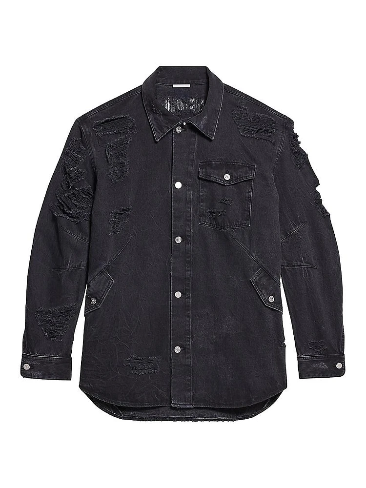 Apex Denim Oversized Shirt