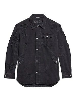 Apex Denim Oversized Shirt