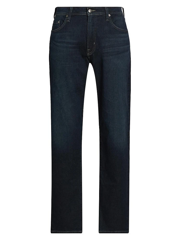 Graduate Mid-Rise Straight-Leg Jeans