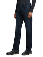 Graduate Mid-Rise Straight-Leg Jeans