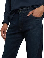 Graduate Mid-Rise Straight-Leg Jeans