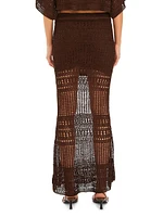 Topanga Crochet Maxi Skirt