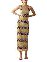 Zigzag Crocheted Tank Dress