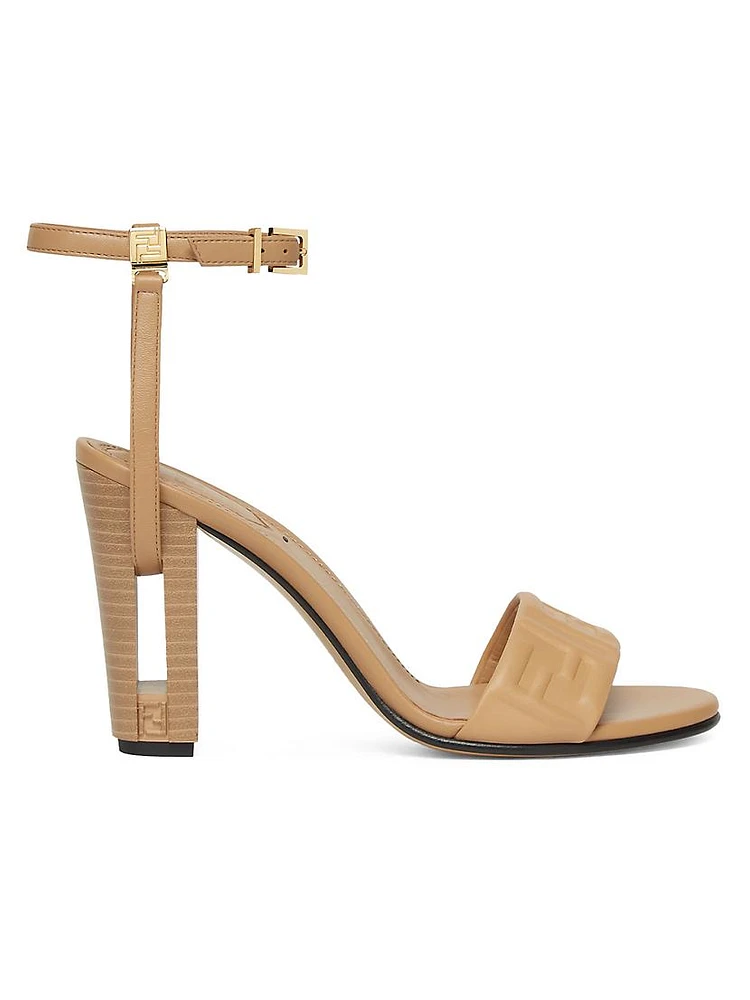 Delfina 95MM Leather Sandals