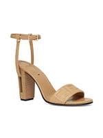 Delfina 95MM Leather Sandals