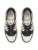 Match Leather Sneakers