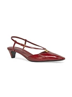 Fold 35MM Eel Slingbacks