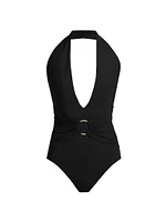 Areca Halterneck One-Piece Swimsuit