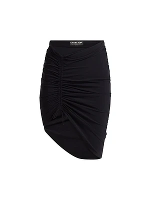 Mita Ruched Cover-Up Skirt