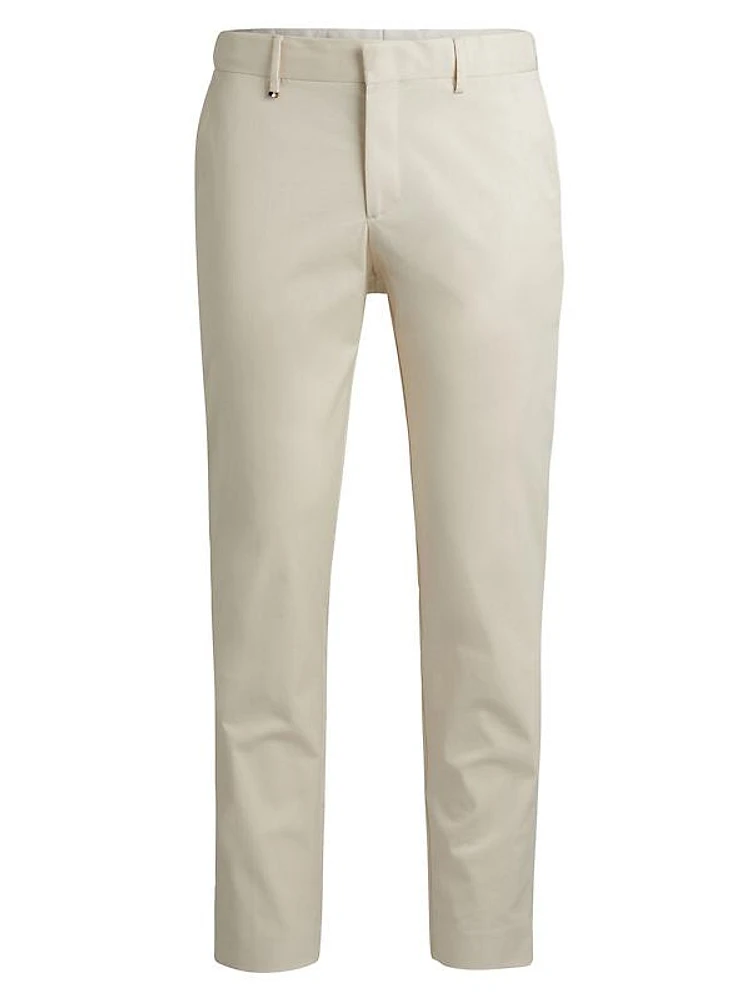 Slim-Fit Trousers in Stretch Cotton