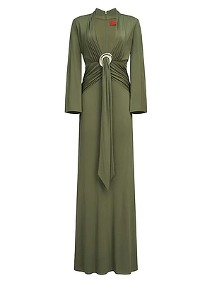 Ahano Jersey Plunge Gown