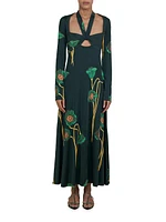 Paisaje Lejano Maxi Dress