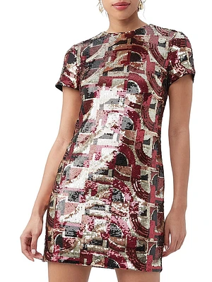 Lupine Sequin Minidress